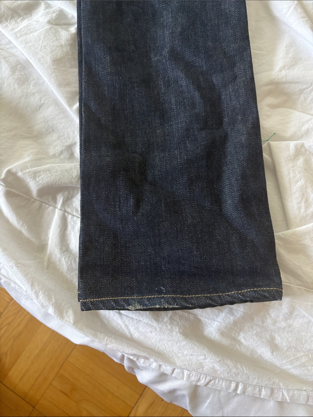 Vtg 2005 Y2K Paige Melrose Premium Denim Dark Indigo Jeans, Low rise, Sz 27 - Picture 8 of 8
